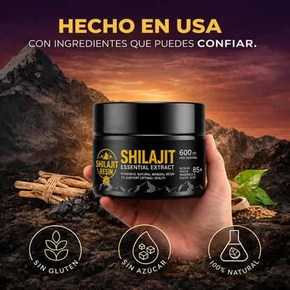 Shilajit Royal™ Potencia Natural Masculina