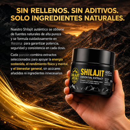Shilajit Royal™ Potencia Natural Masculina