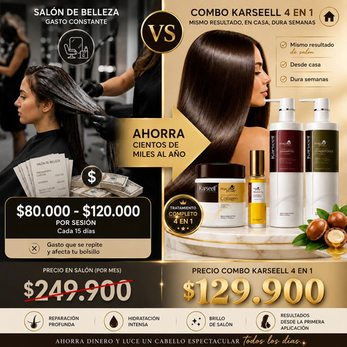 COMBO PROFESIONAL CAPILAR KARSEELL OFERTA 4X1